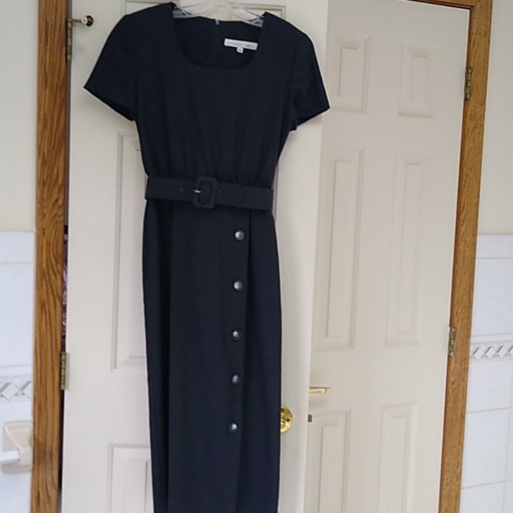 Vintage black maxi dress